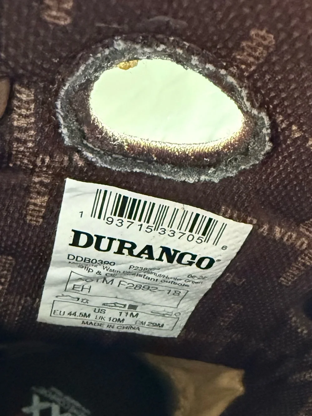 Durango Brown and Green Leather Western Boots